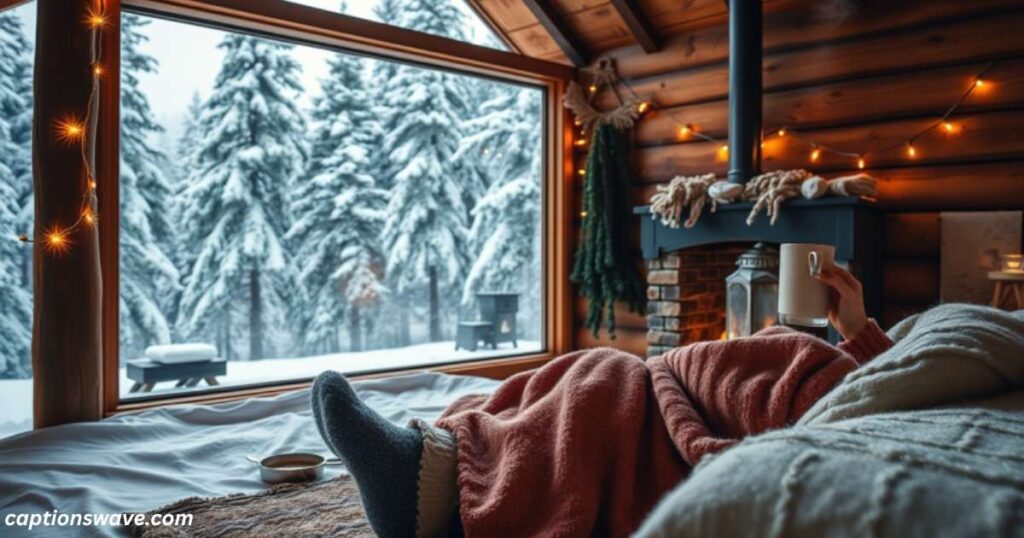Cozy Cabin Vibes: Manali Captions for Winter Getaways