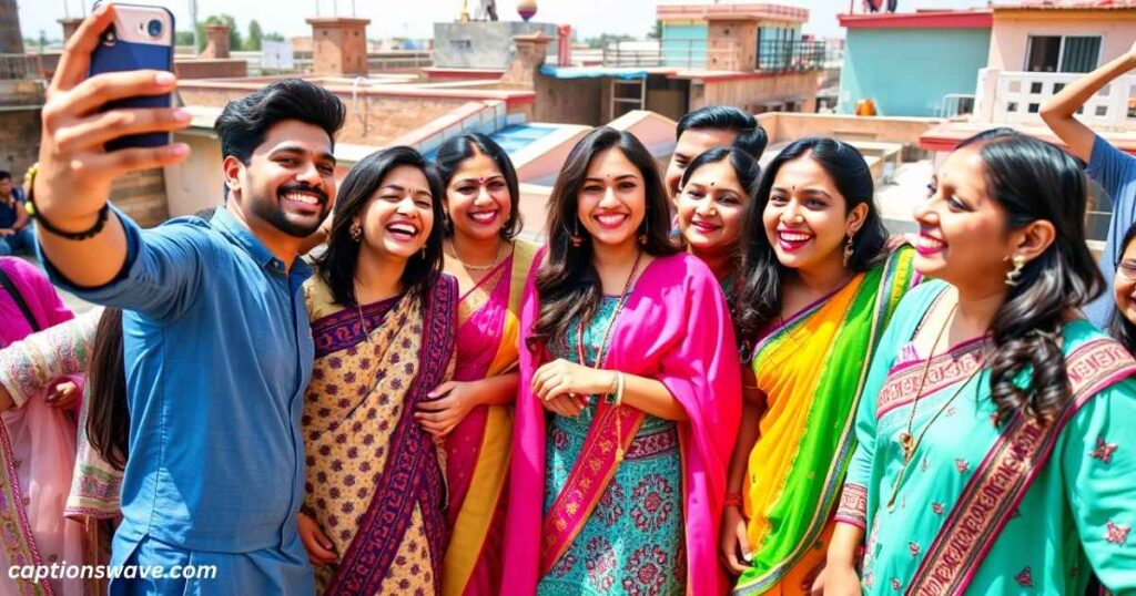 Cute and Playful Desi Captions for Friends