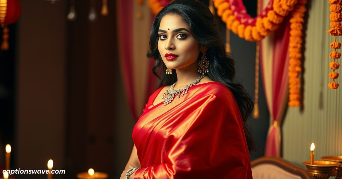 Saree Captions For Instagram In Hindi