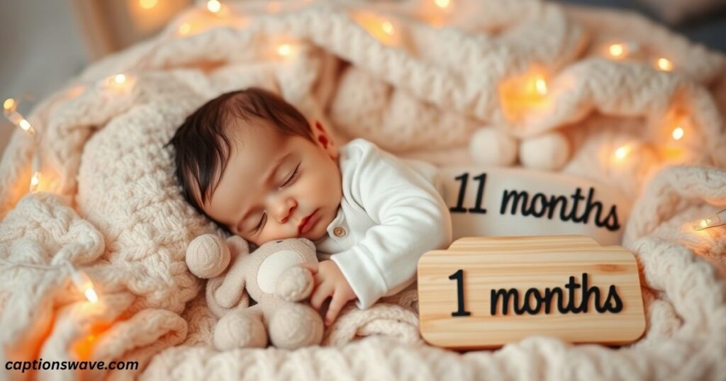 Sweet and Sentimental Captions for 11 Month Milestones