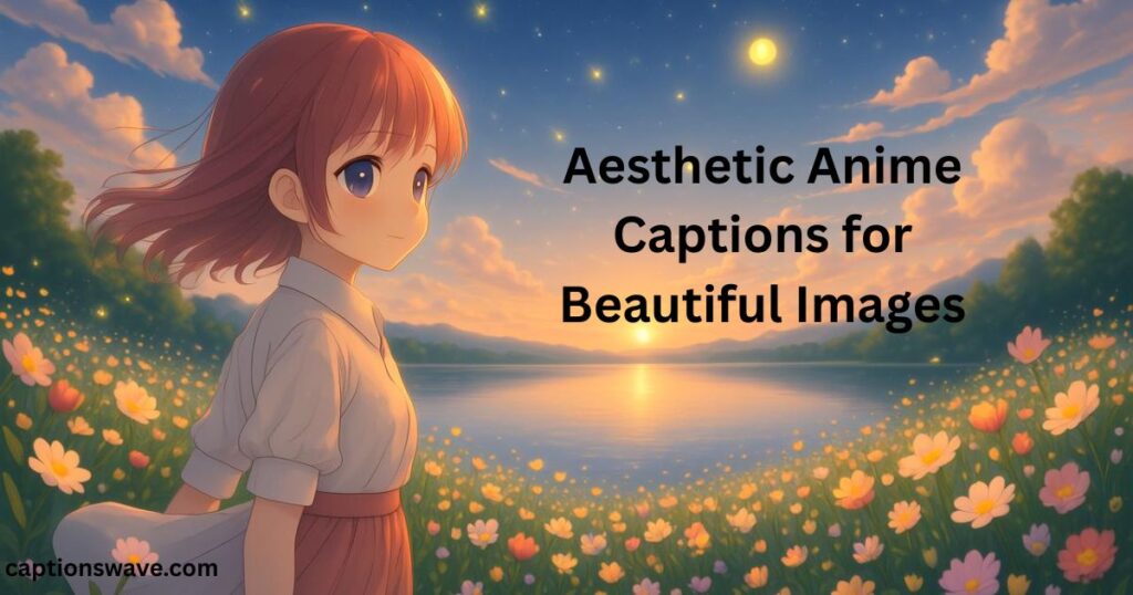Aesthetic Anime Captions for Beautiful Images