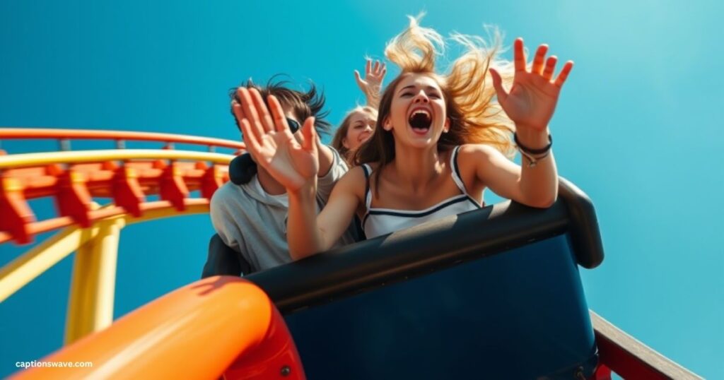 Best Captions for Roller Coaster Adventure Shots