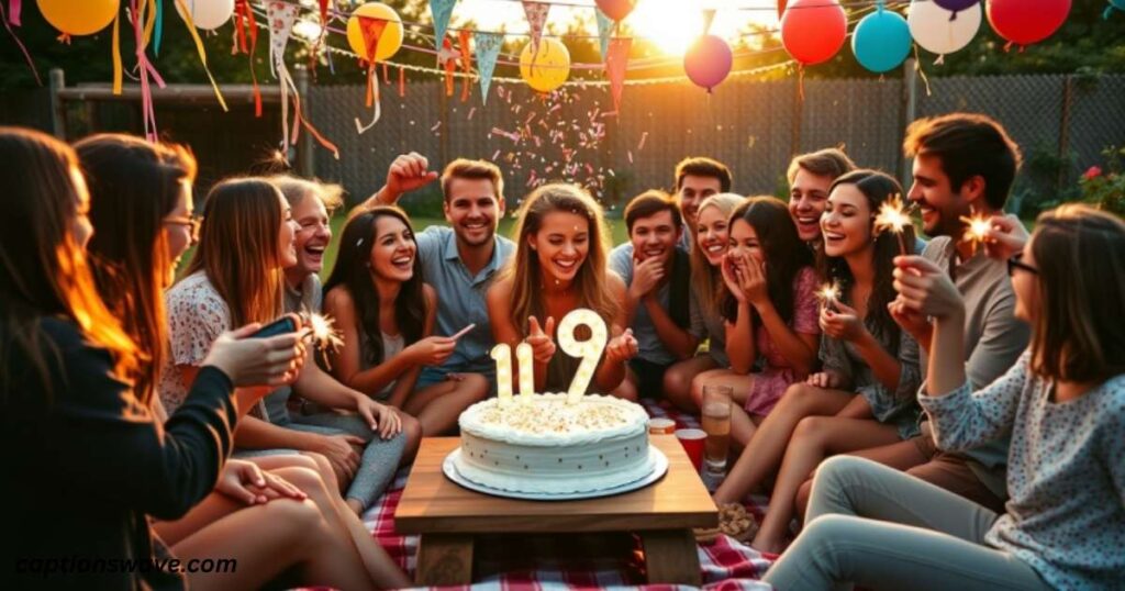 Captions for Celebrating Your 19th Birthday with Friends