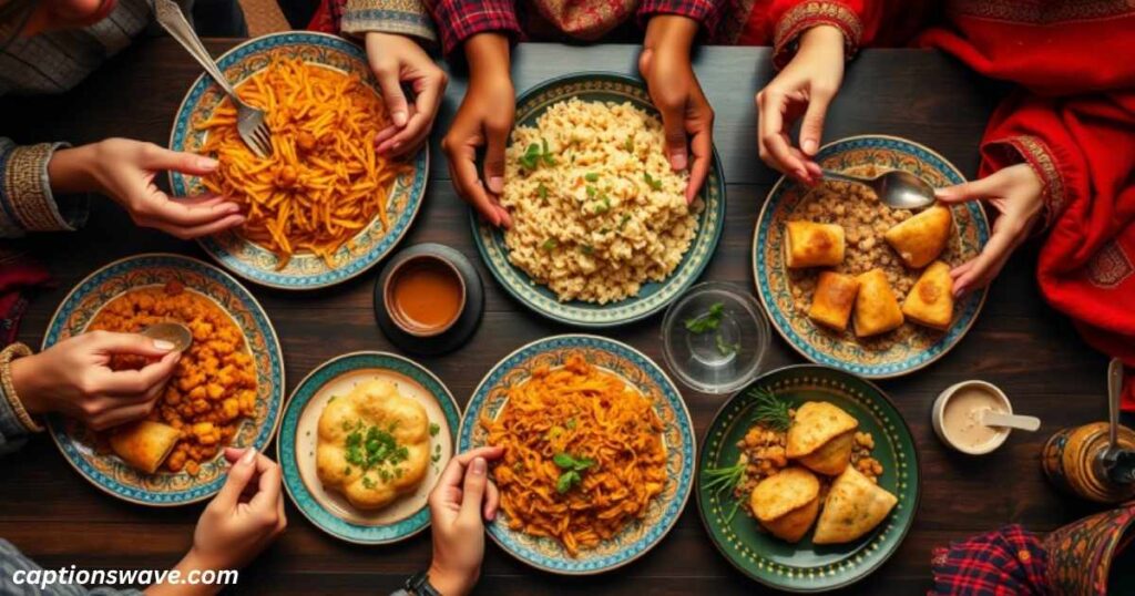 Captivating Desi Captions for Food Lovers