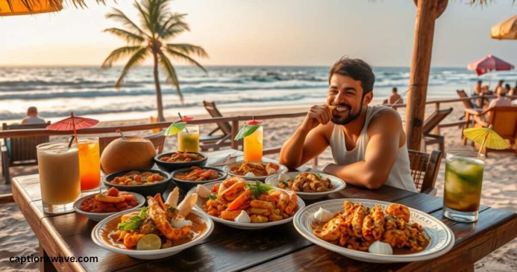 Creative Goa Captions for Food Lovers