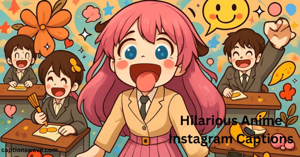 Funny Anime Captions for Social Media