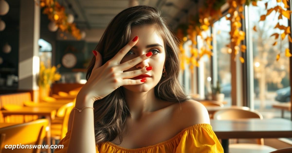 Hidden Face Caption For Instagram