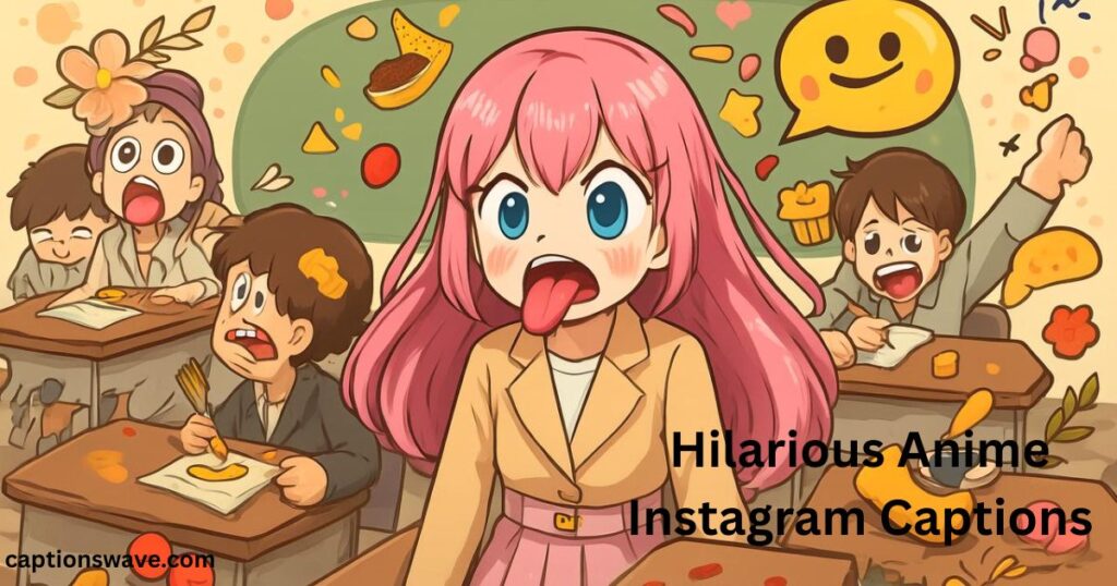 Hilarious Anime Instagram Captions