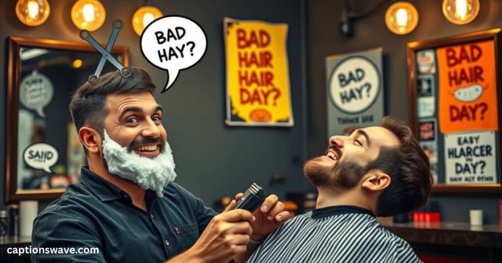 Humorous Barber Captions to Bring a Smile