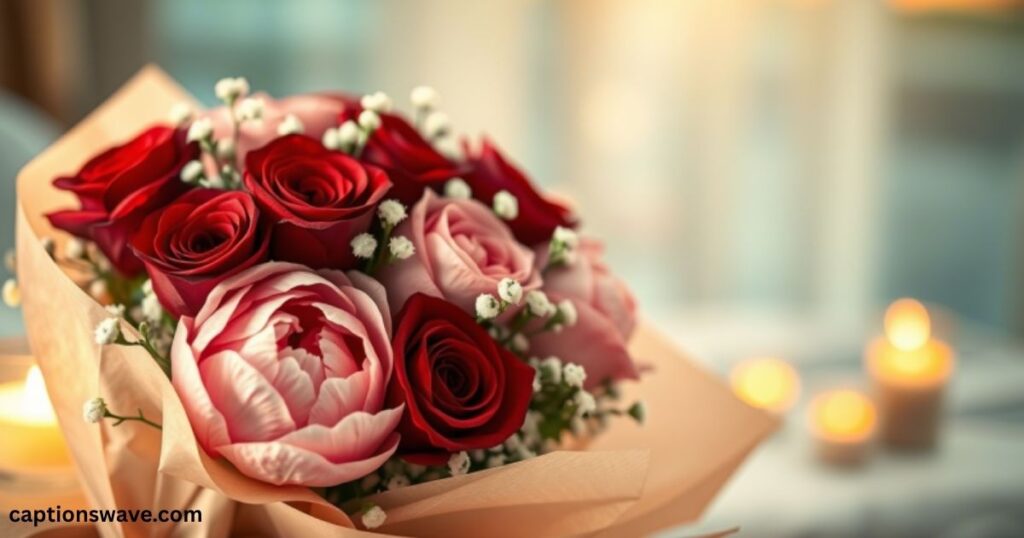 IV. Romantic Flower Captions for Your Loved Ones