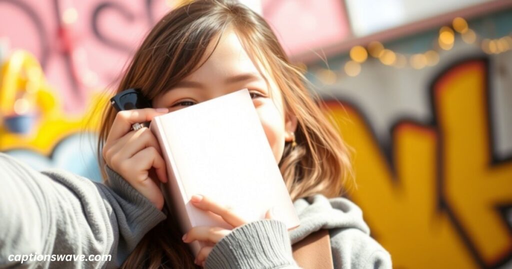 Playful Hidden Face Captions for Your Selfies
