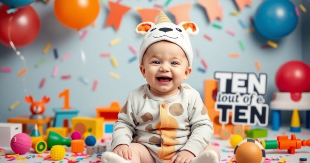 Playful Puns and Captions for a 10 Month Birthday