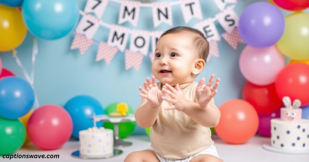 Rhyming 7 Month Birthday Captions for a Fun Twist