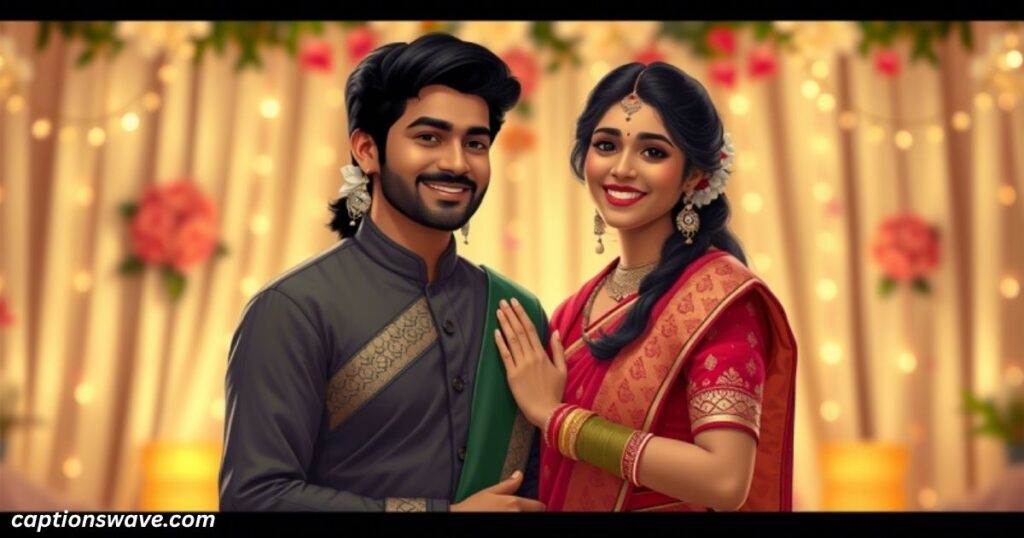 Romantic Desi Captions for Lovebirds