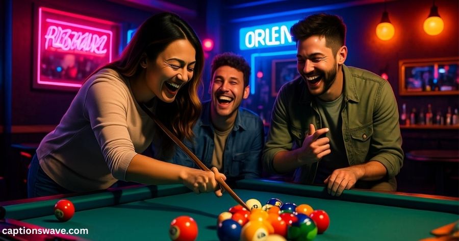 Superb Awesome Pool Table Captions For Instagram