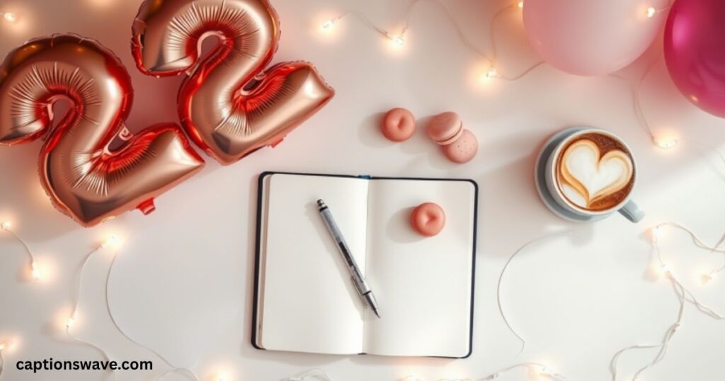 Two-word 22nd birthday captions for Instagram