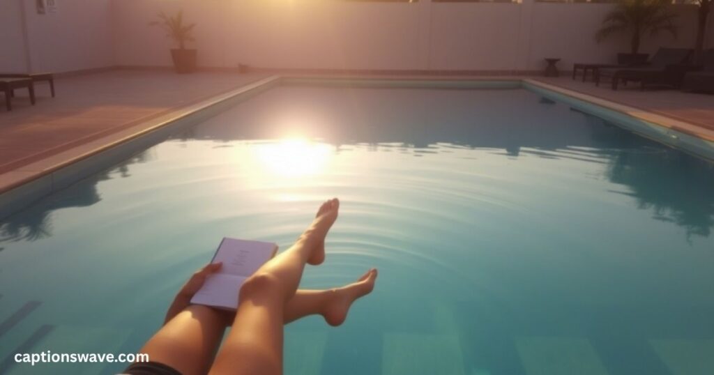 V. Inspirational Hindi Captions for Pool Lovers