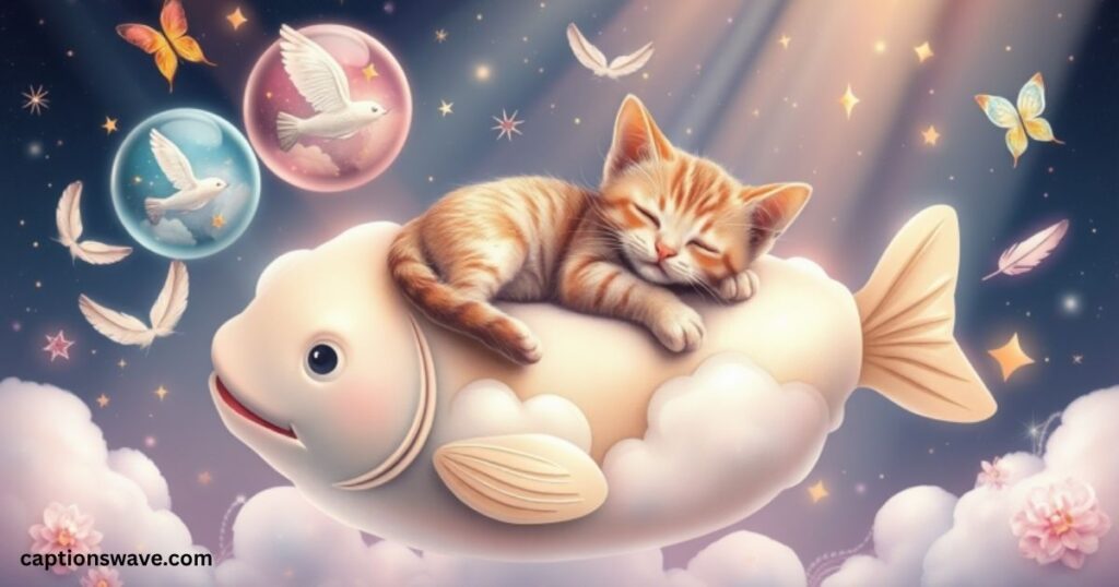 Whimsical Cat Sleeping Captions for Playful Posts