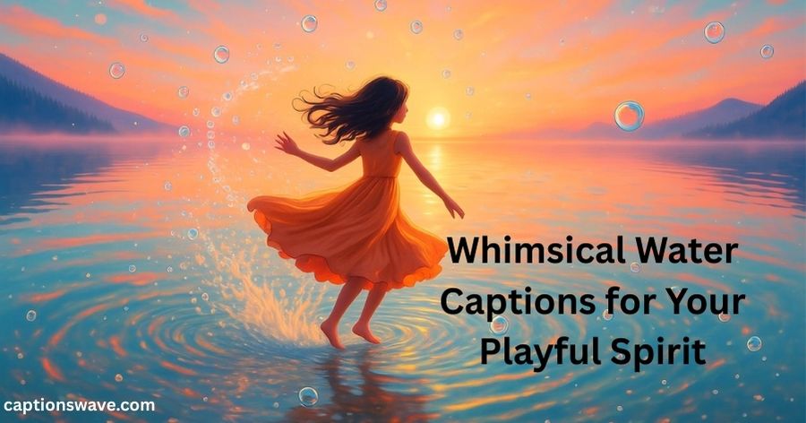 Whimsical Water Captions for Your Playful Spirit