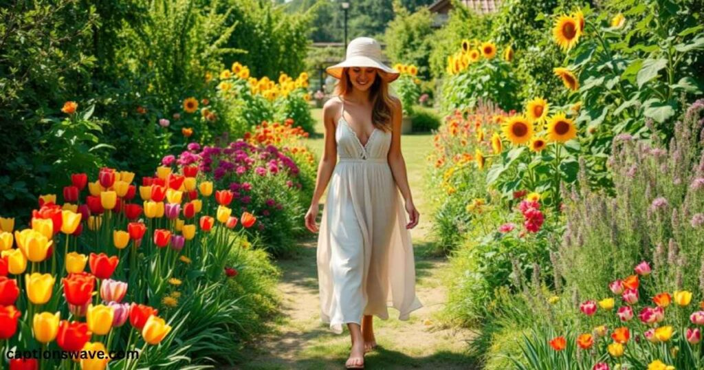 X. Captions for Your Flower Garden Adventures